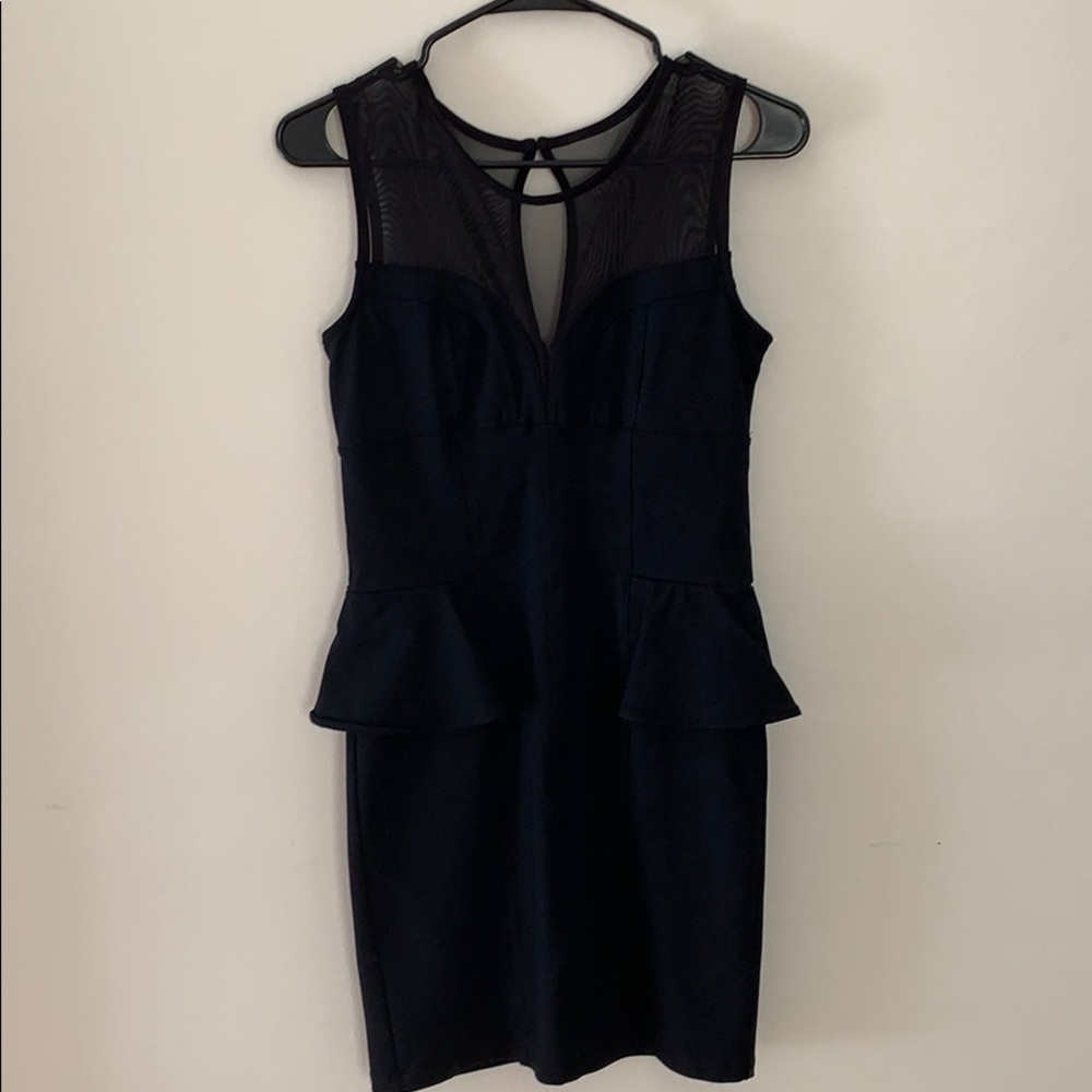 Bebe fitted black dress